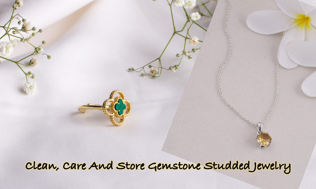 Clean, Care And Store Gemstone Studded Jewelry