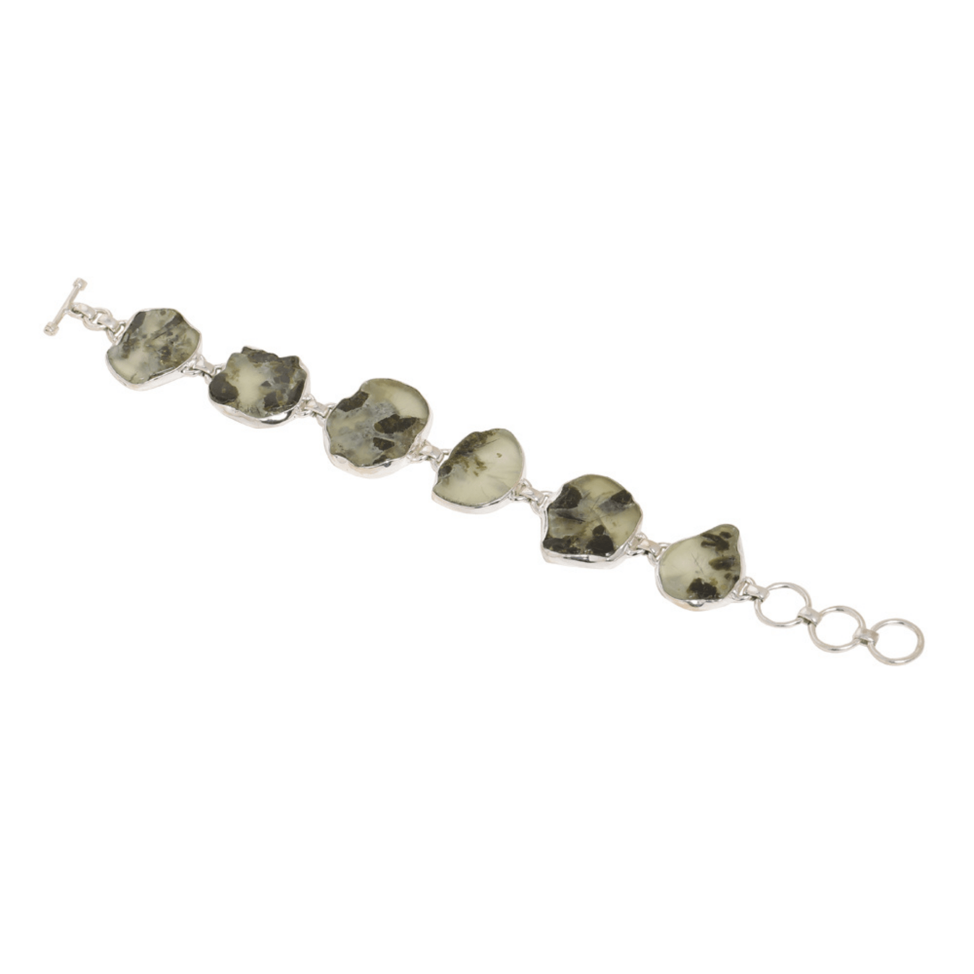 Prehnite stone origin from Africa bracelet