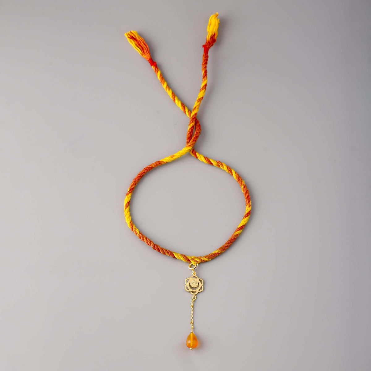Gold Lumba for Bhabi with Gemstone