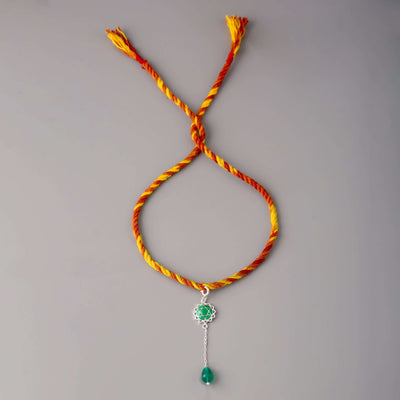 Anahata Chakra Lumba With Meenakari - Silver