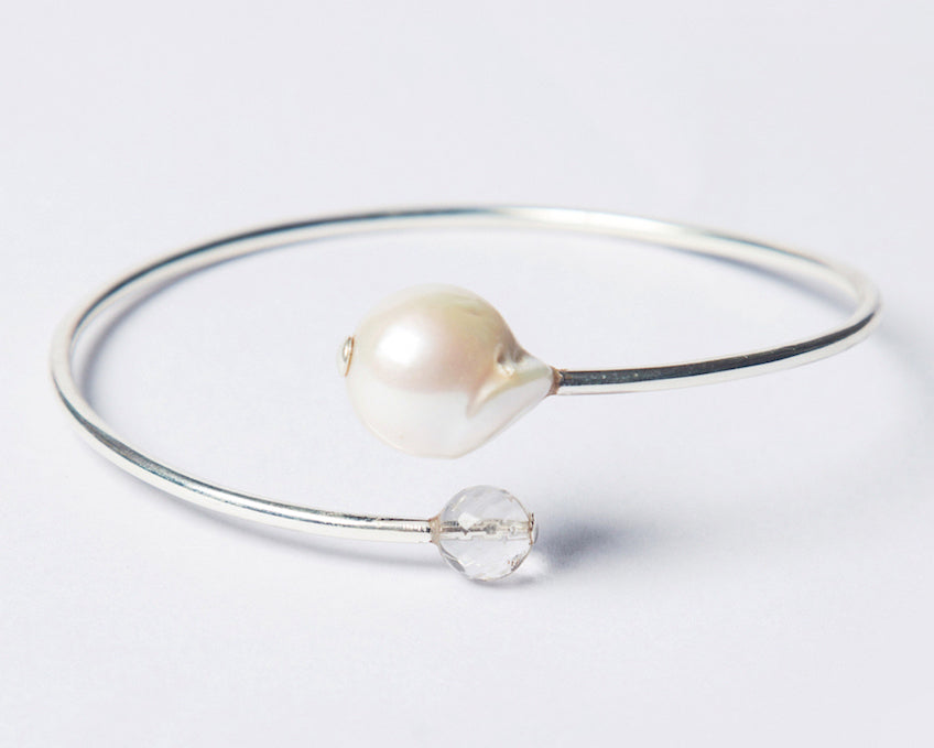 Baroque spiral bracelet