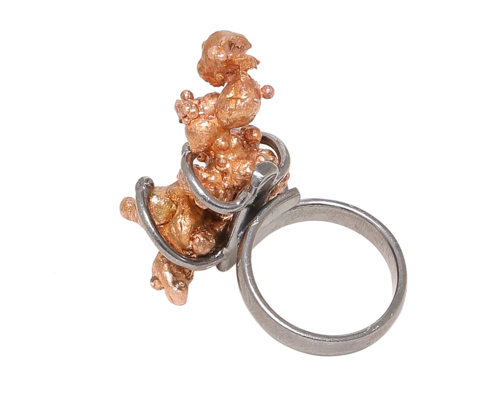 Copper Nugget Ring