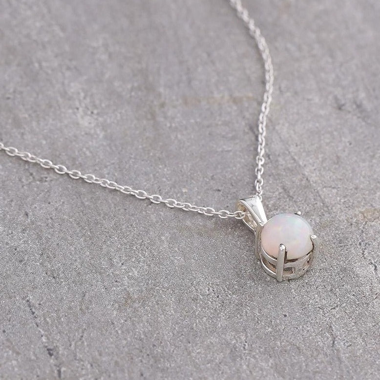 Libra birthstone necklace