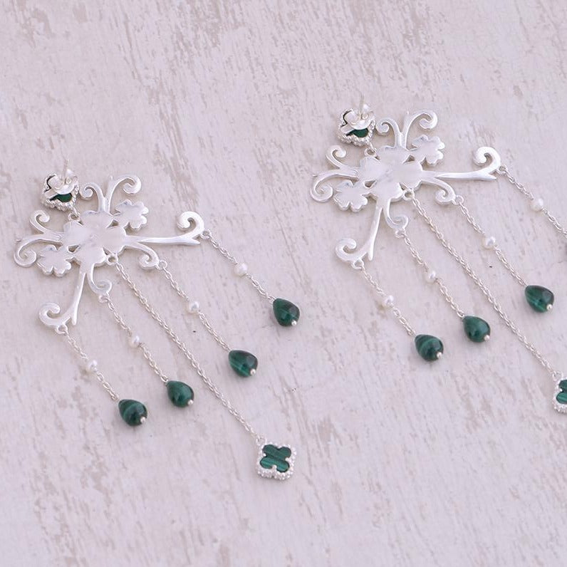 Push Back 4 Leaf Clover Danglers