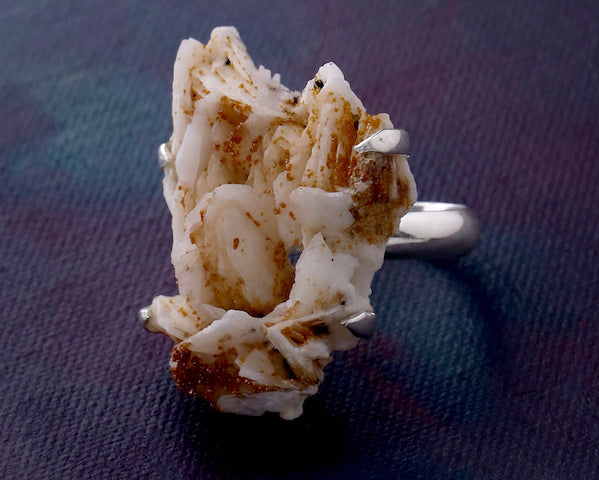 Vanadinite Druzy Ring