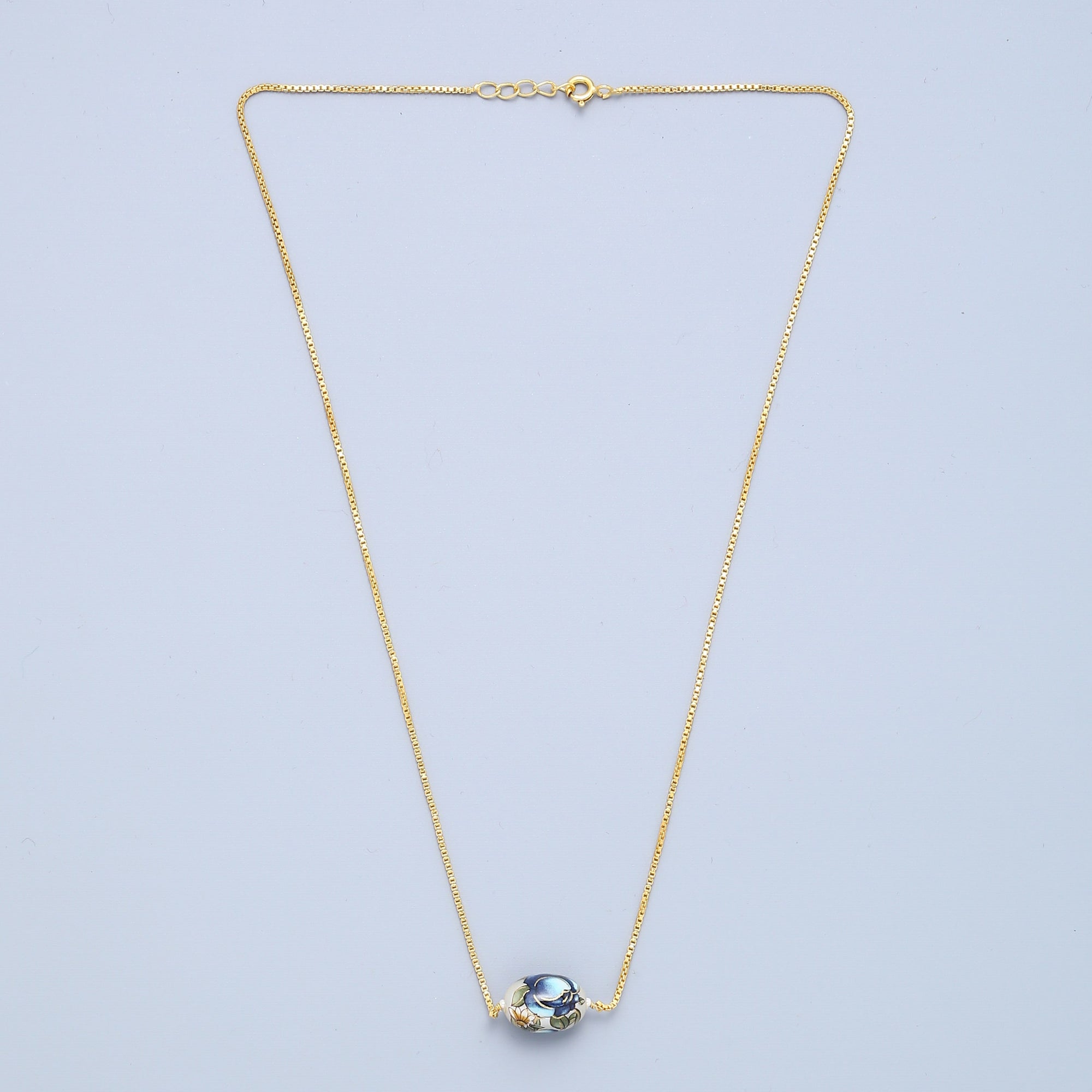 Ovoid Meenakari Pearl Necklace