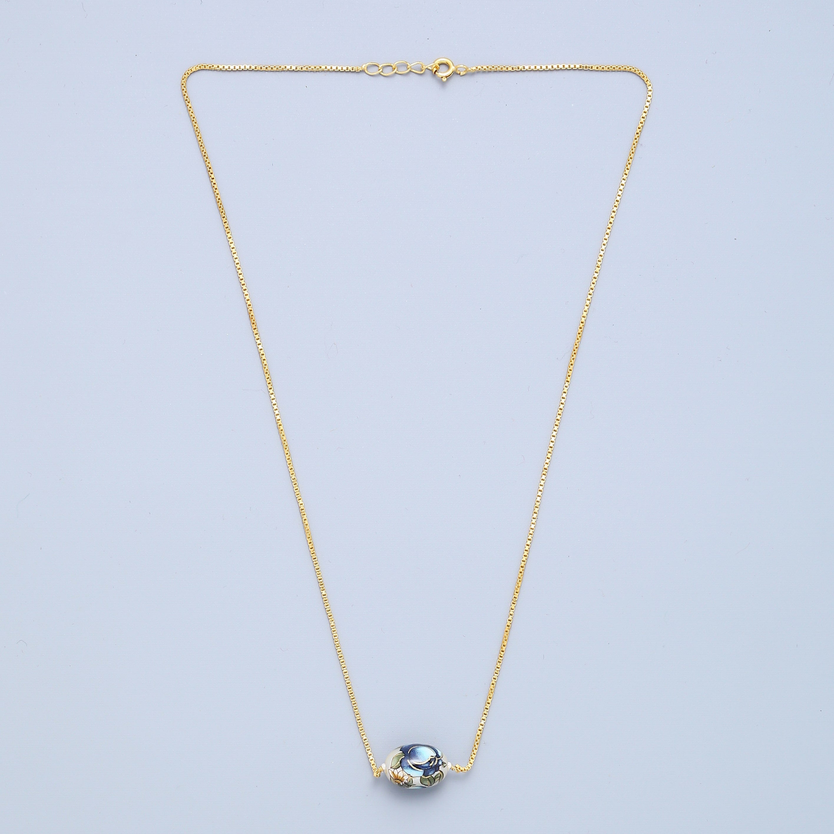 Ovoid Meenakari Pearl Necklace