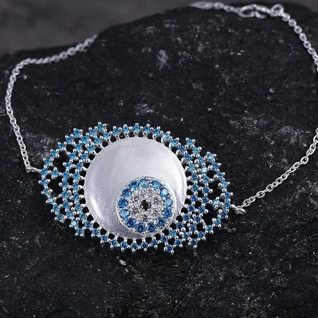 Evil eye bracelet in blue
