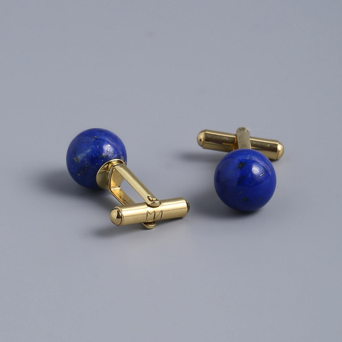 Blue Lapis Lazuli Cufflinks For Men