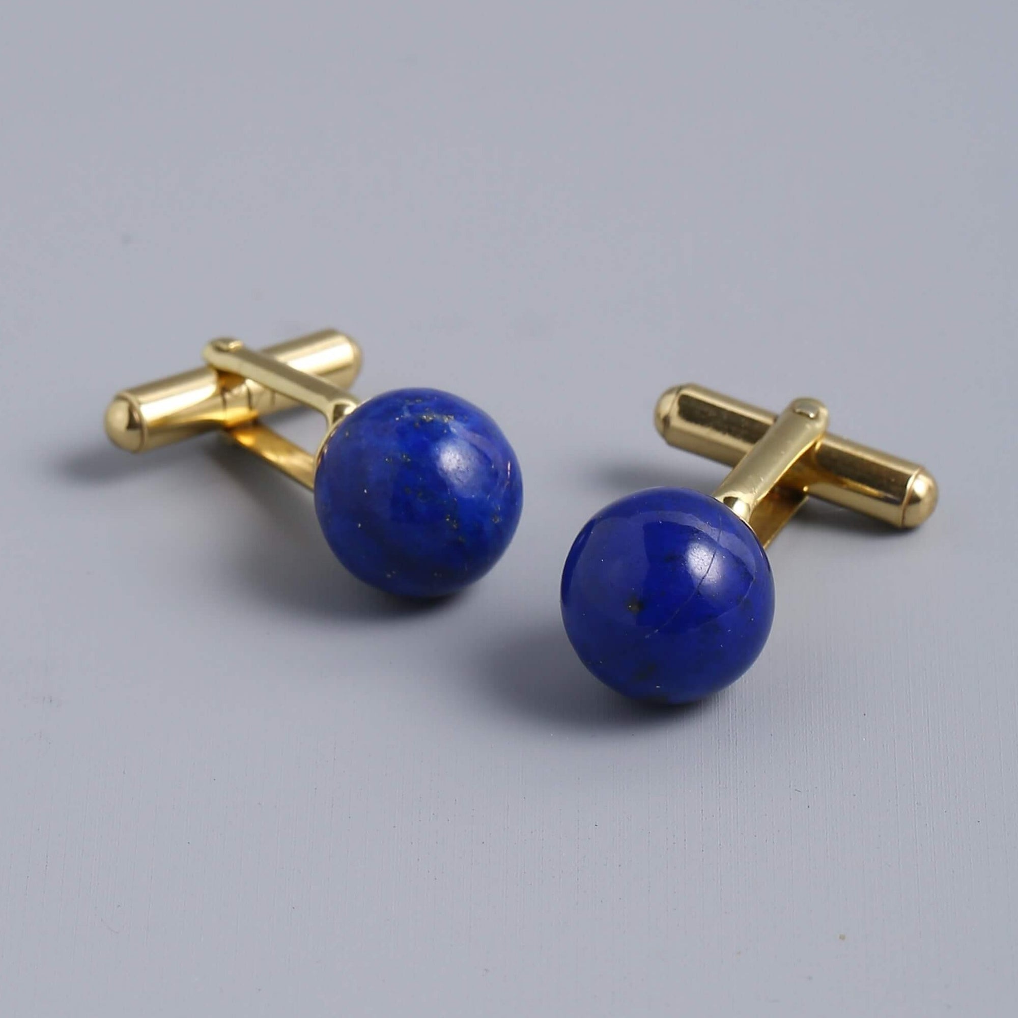 Blue Lapis Cufflinks For Him