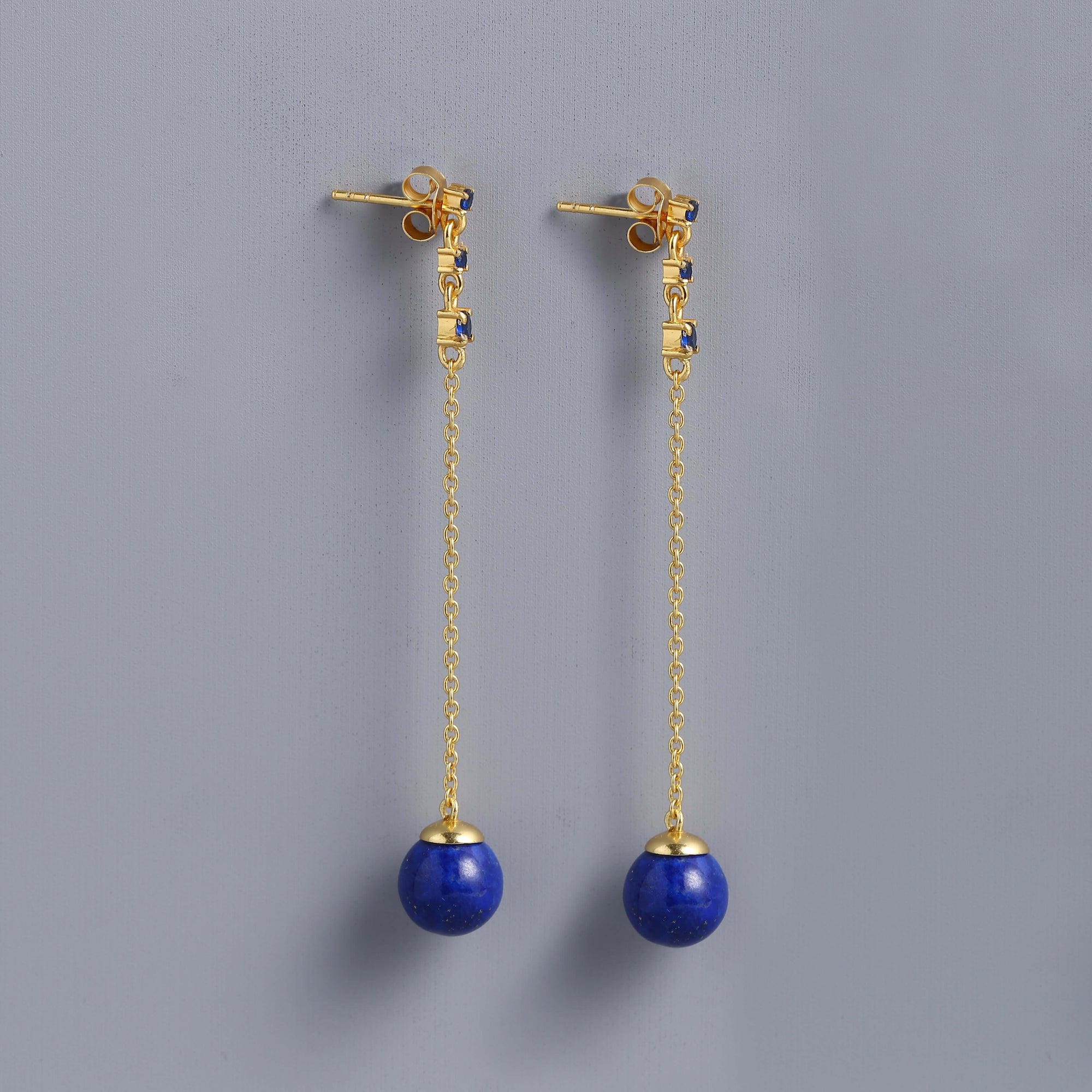 Blue Lapis Earrings For Her