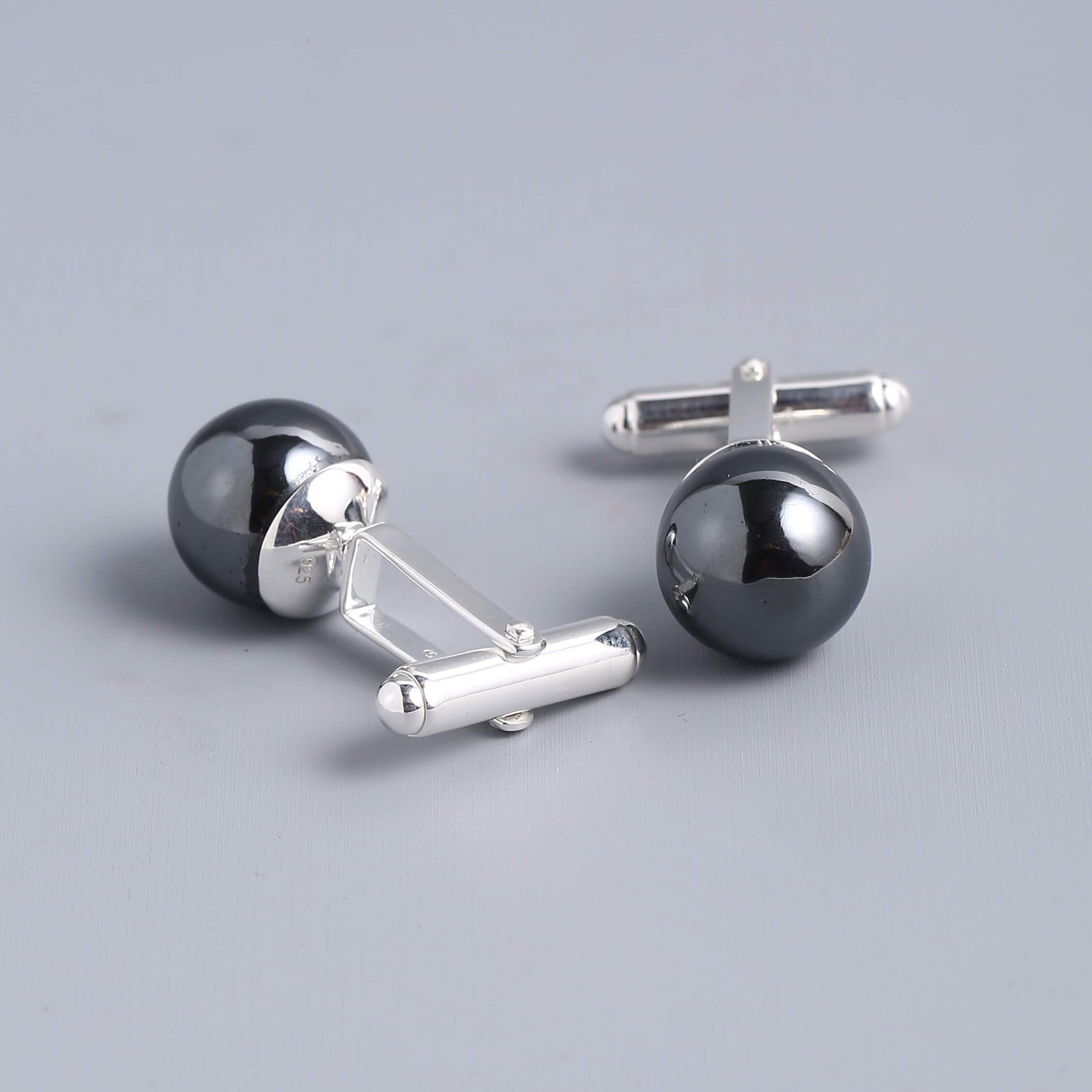 Hematite Cufflinks For Him
