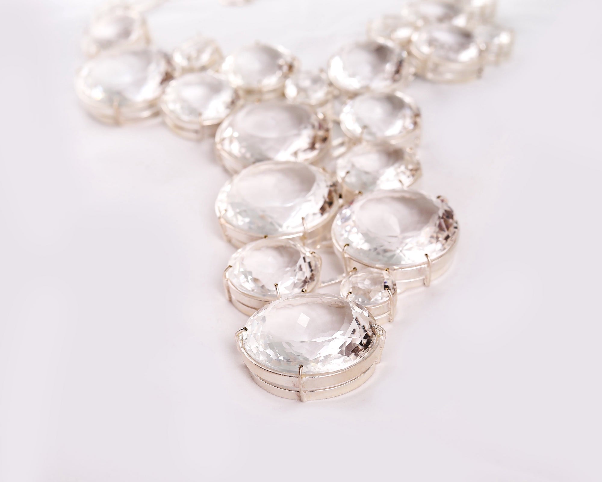 Crystal quartz neckpiece