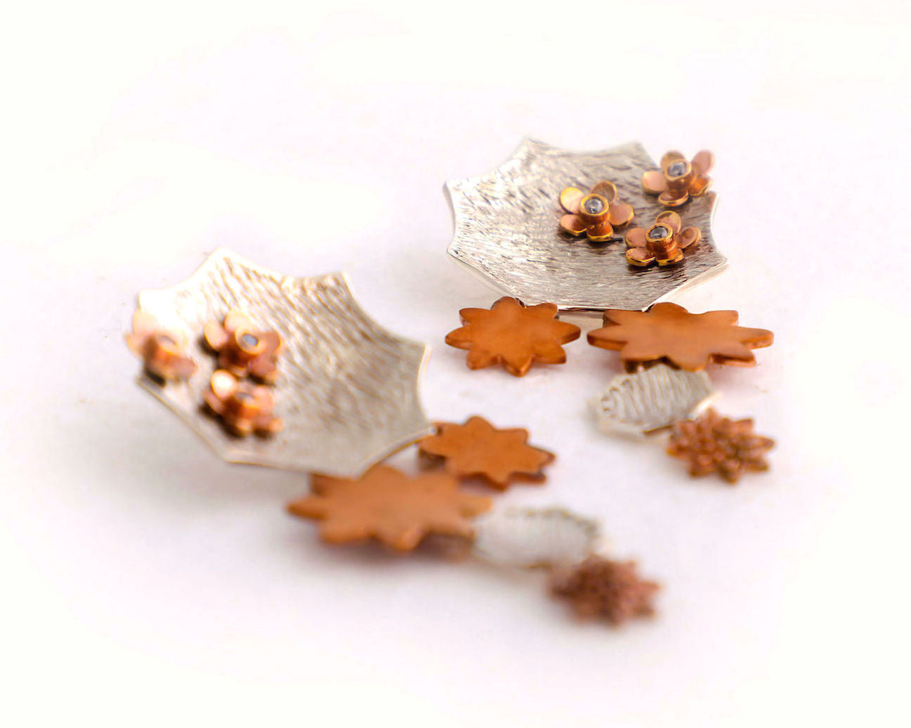 Mixed metal cocktail danglers