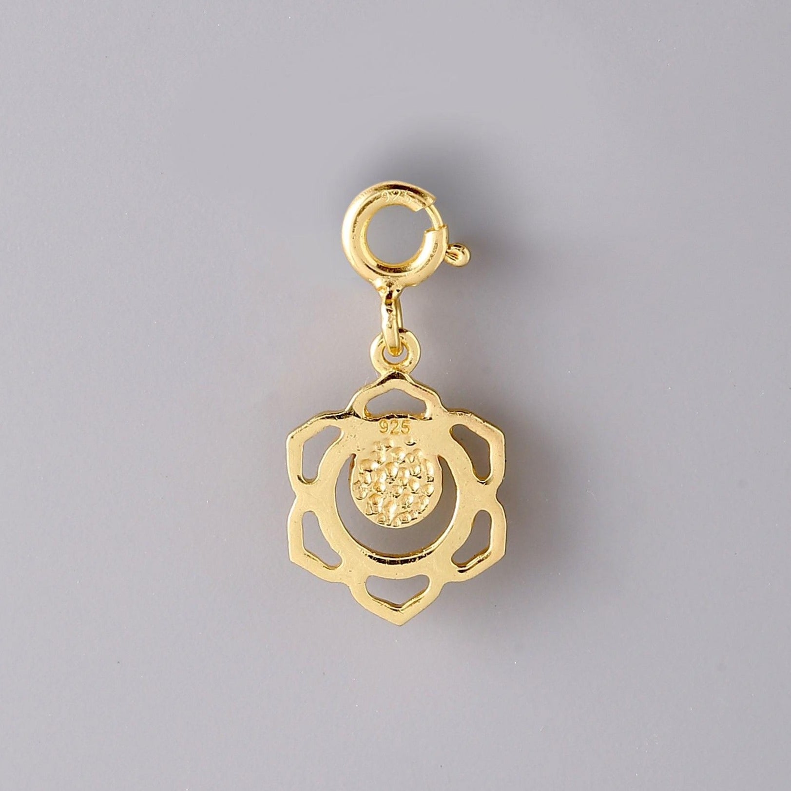 Swadhisthana Chakra detachable charm - gold plated