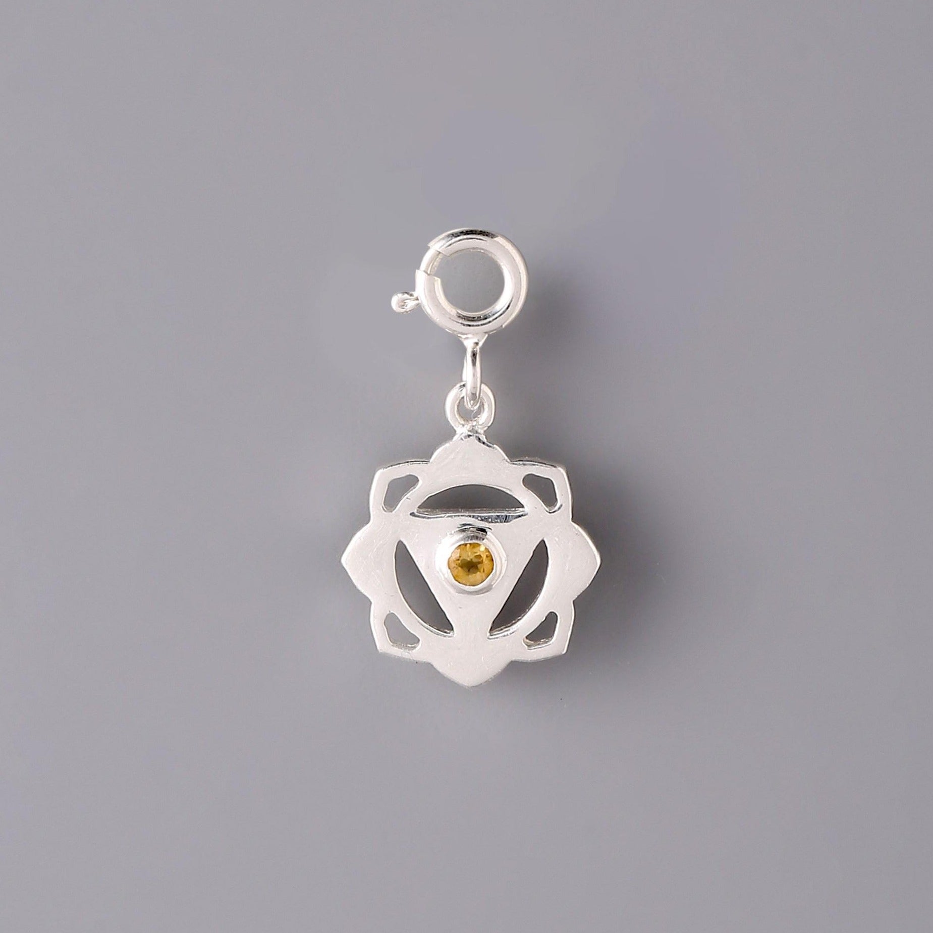 Solar Plexus Chakra - Jewelry Charm made in 925 Silver