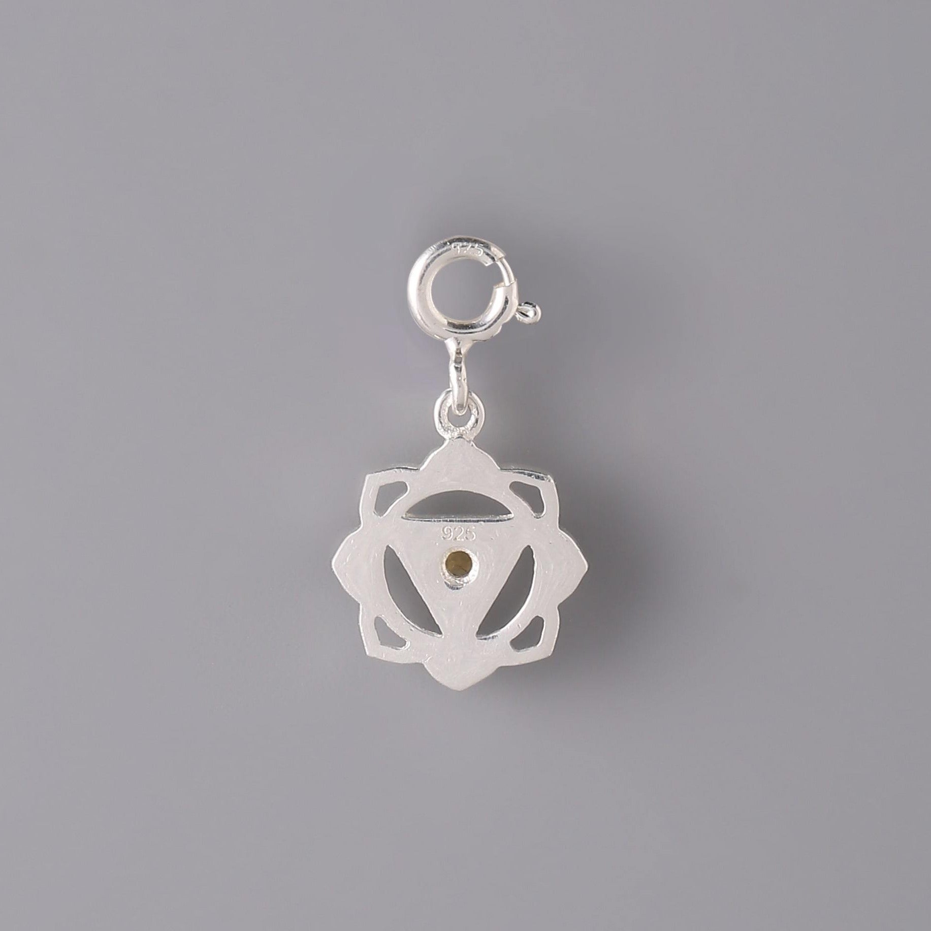 Solar Plexus Chakra Charm - Back view