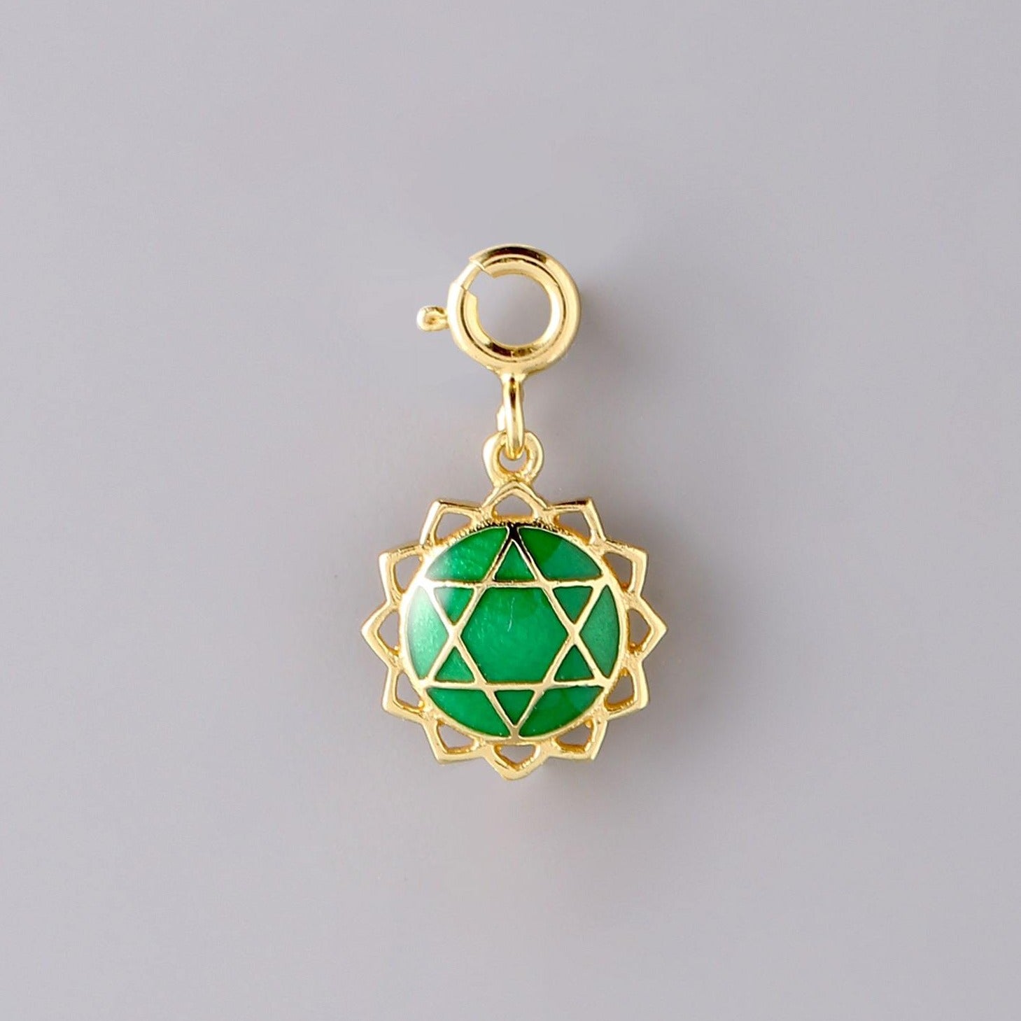 Anahata Charm detachable charm - gold