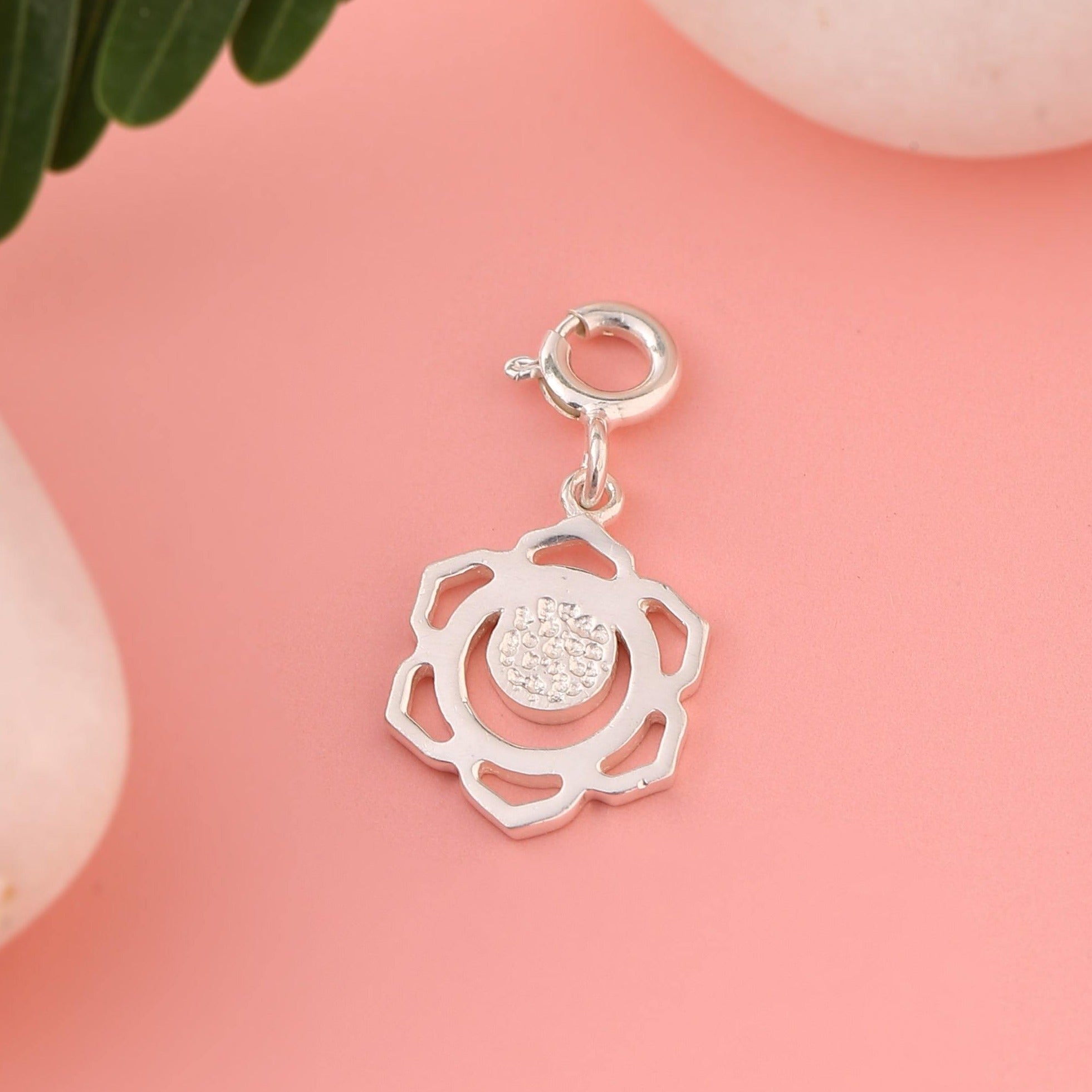 Swadhisthana Chakra detachable charm - sterling silver