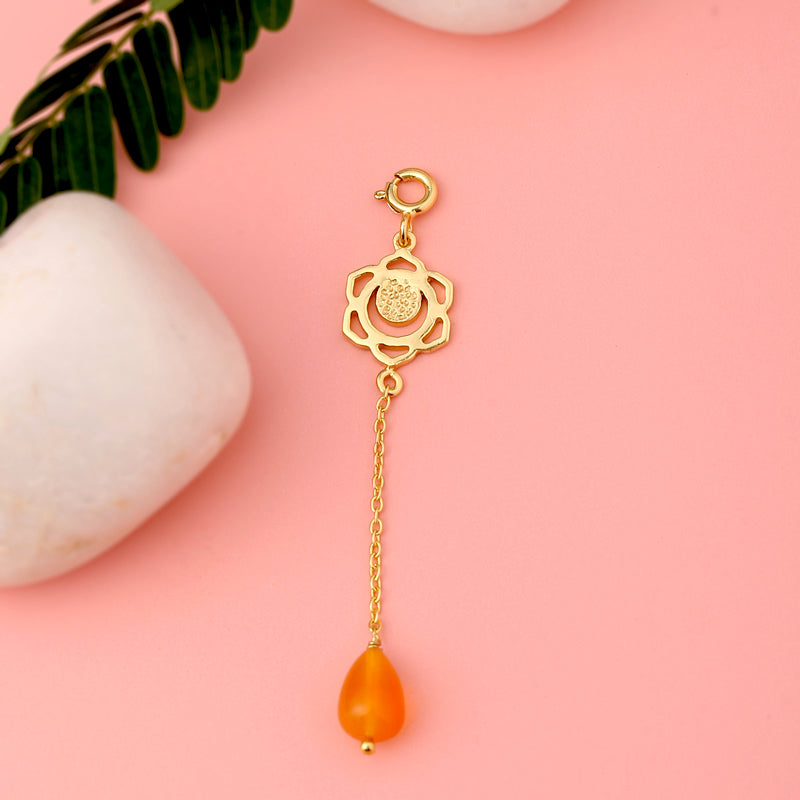 micron gold plated charm
