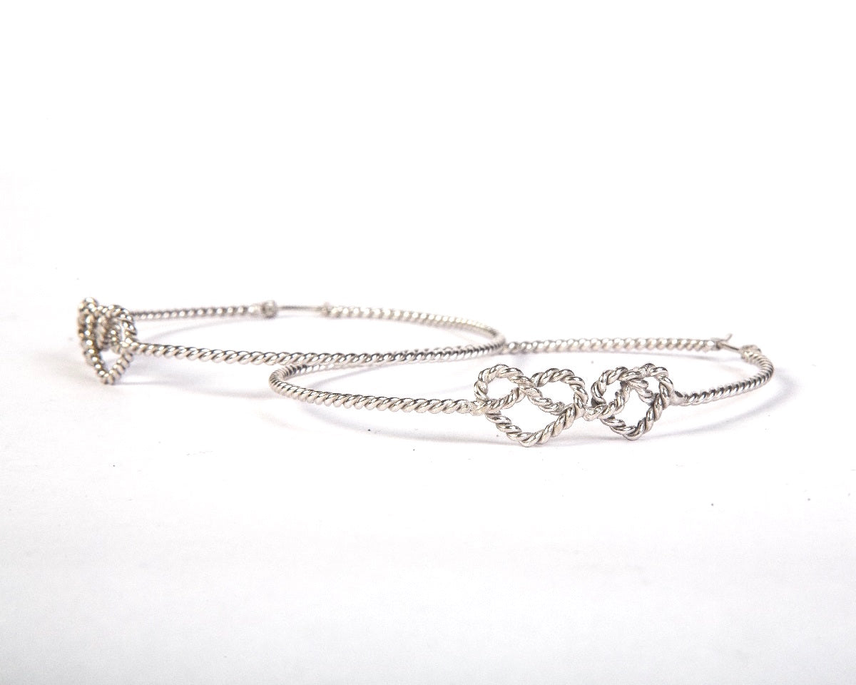 Love knots rope hoops