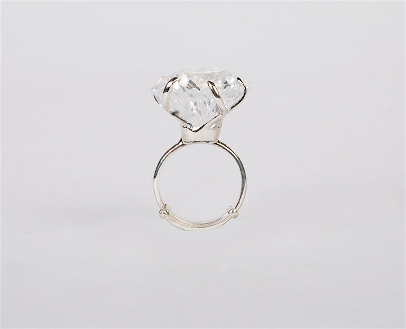 Winter butterfly finger ring