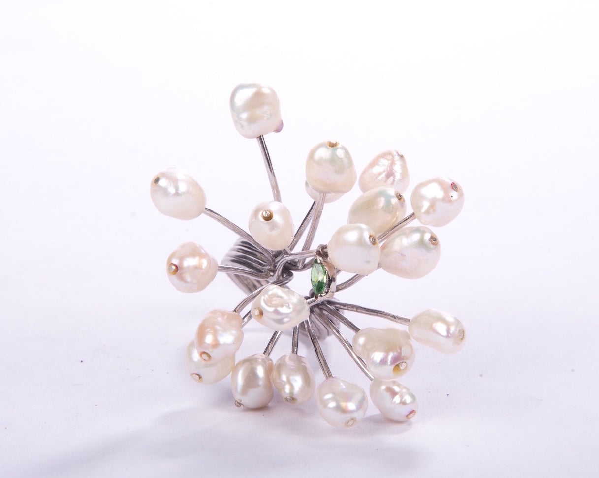 Baroque bouquet ring