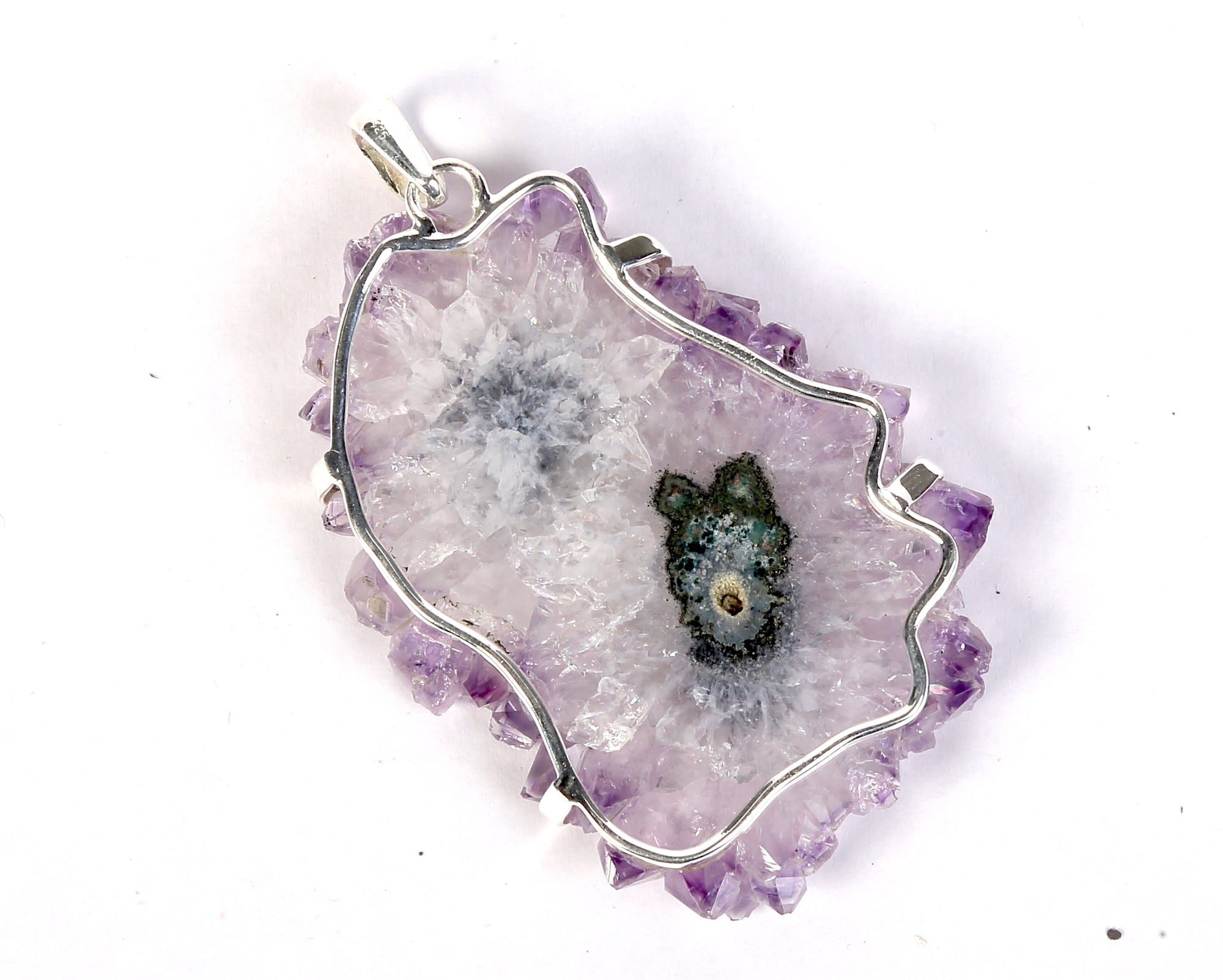 South African origin Amethyst Druzy pendant
