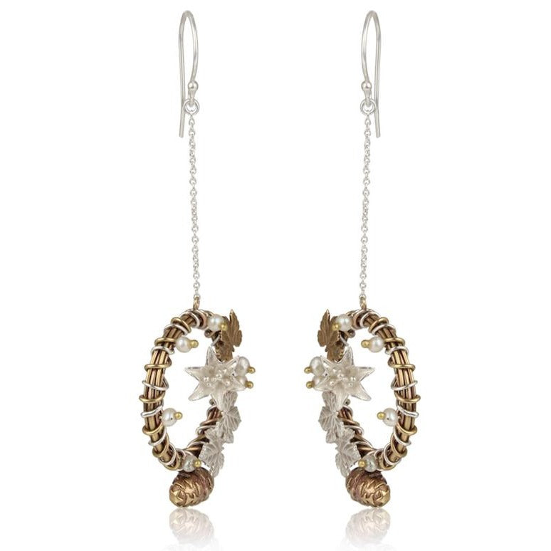 side view of wreath danglers