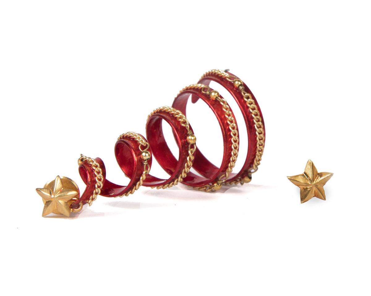 Jingle dangle Xmas tree earring