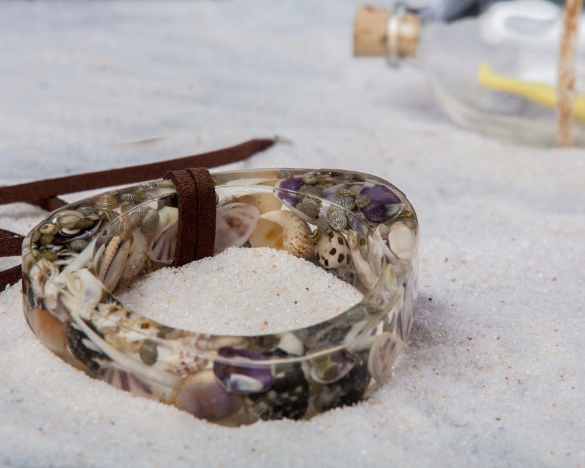 Shell bound pendant