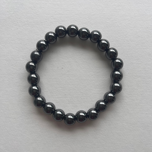 8mm Hematite Beads Bracelet