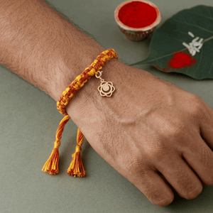 Swadhisthana Chakra 'Rakhi & Lumba' Set - Gold