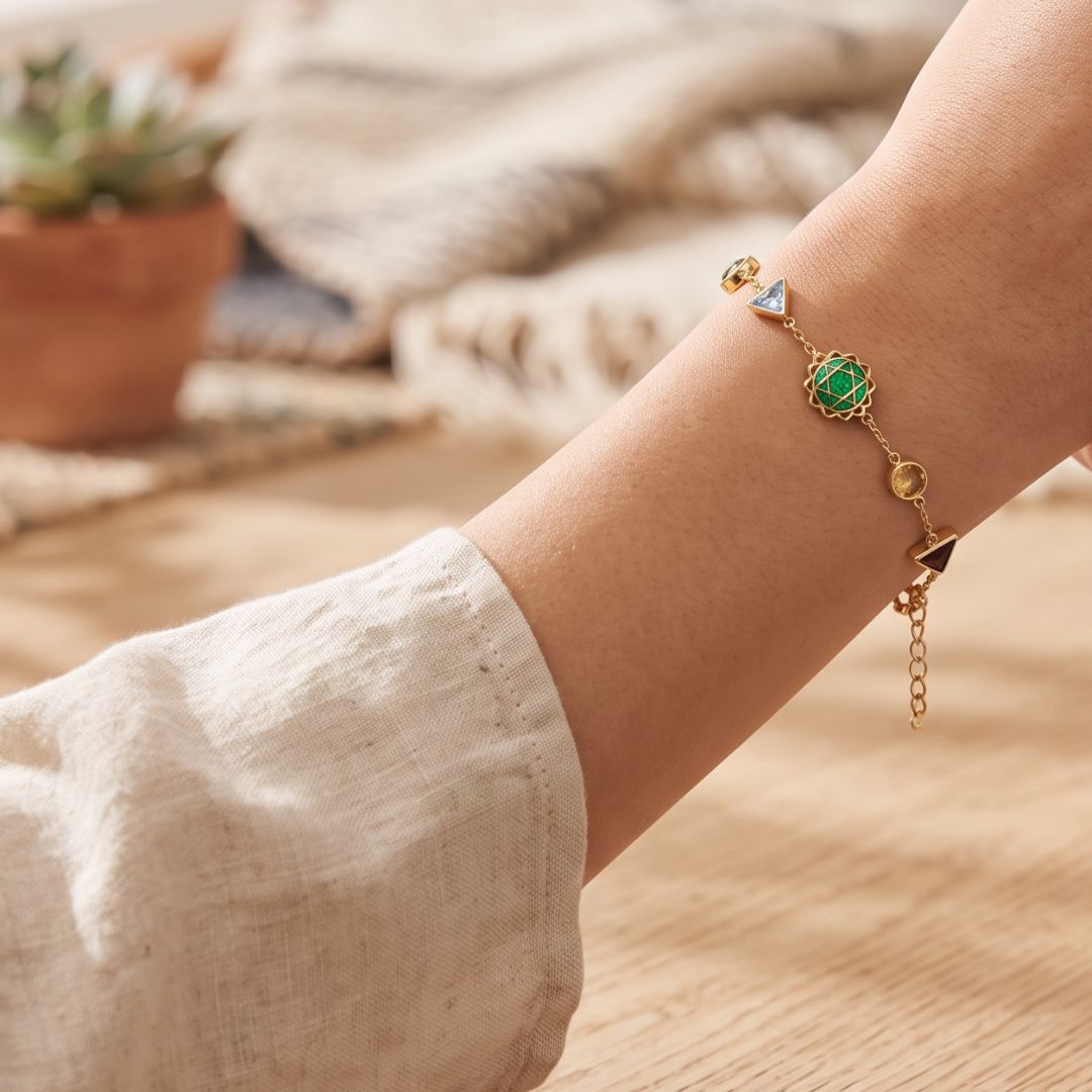 Chakra Chain Bracelet - Gold