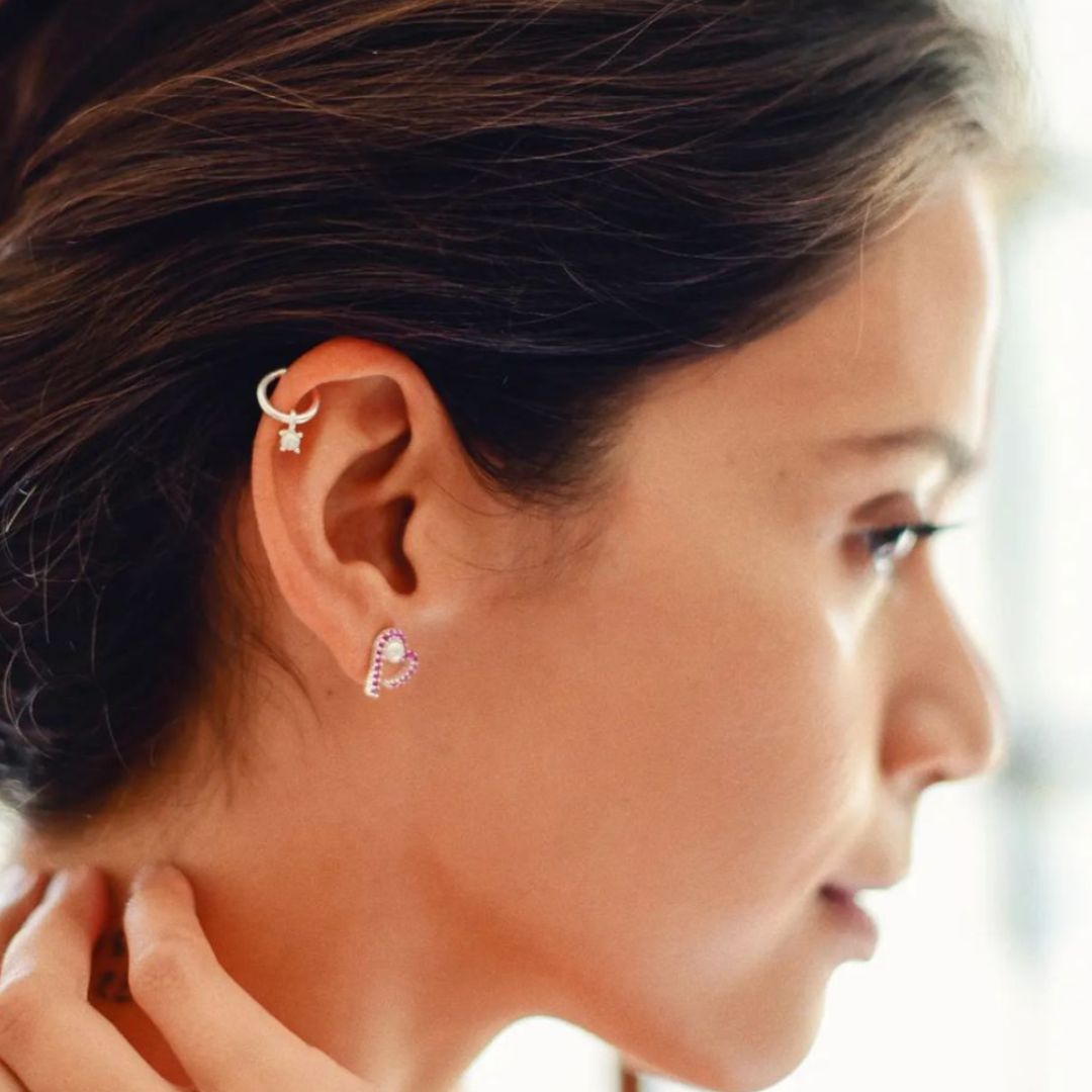 Pearl Press Earrings