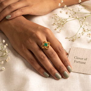 
4Leaf Clover Ring - Gold