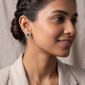 4Leaf Clover Studs - Silver
