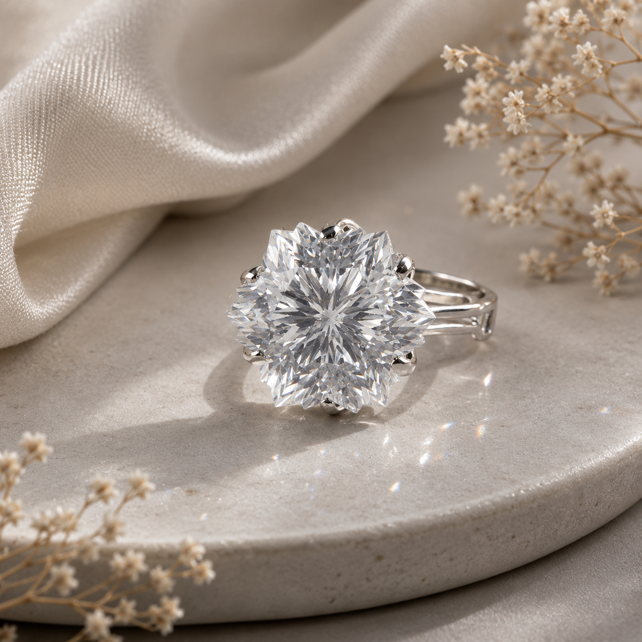 Snow Crystal Ring