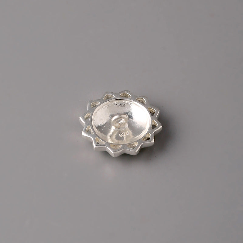sterling silver button