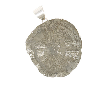 Pyrite sun stone origin from Illinois pendant