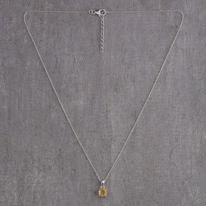 Full view of Scorpio birthstone necklace