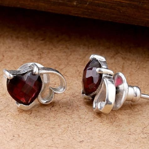 Buy Silver  Red Earrings for Women by Ornate Jewels Online  Ajiocom
