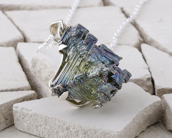 Bismuth Crystal Pendant