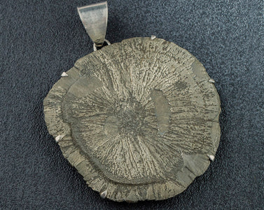 Pyrite suns pendant