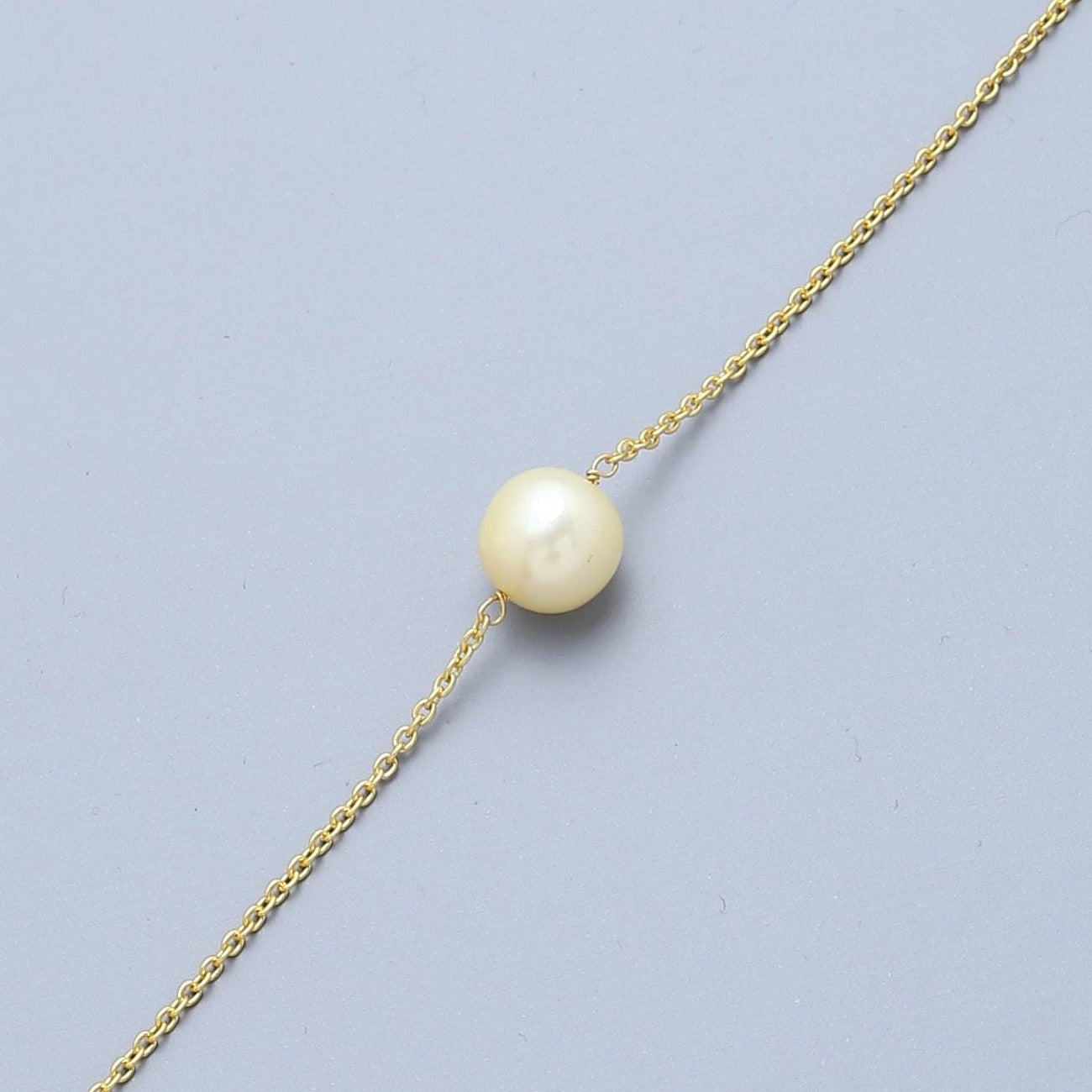 Classic White Pearl & Rose Gold Necklace – J Jensen Designs