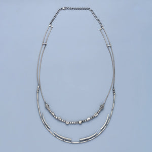 Silver Maasai Tribal Necklace