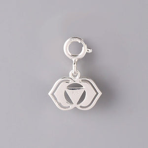 Ajna Chakra Charm in Real Silver