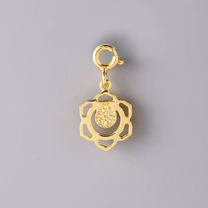 Swadhisthana Chakra detachable gold charm