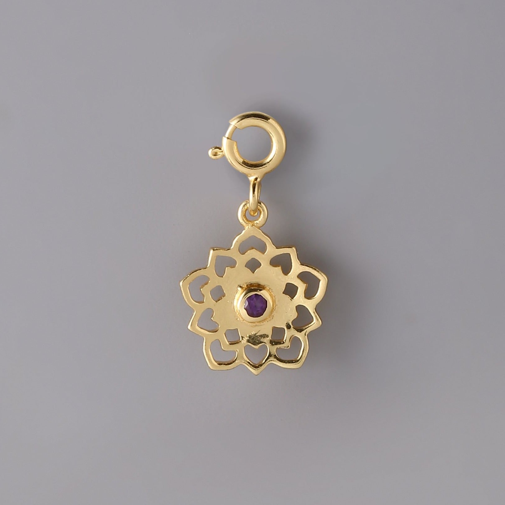 Sahasrara Chakra detachable gold charm