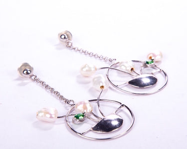 Fresh water pearl Baroque earrings